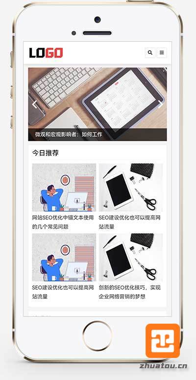 (自適應(yīng)手機端)seo優(yōu)化博客網(wǎng)站模板-帶文章評論功能