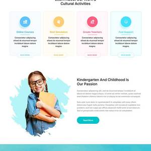 儿童教育培训机构网站前端静态html模板
