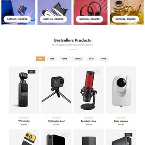 通用电商网站模板 商城网站前台静态html模板